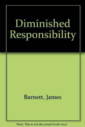 Stock image for Diminished Responsibility for sale by Better World Books