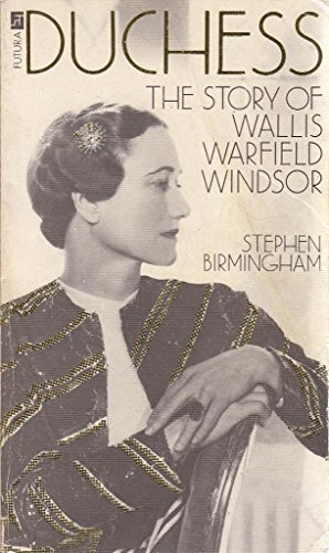 Beispielbild fr Duchess : The Story of Wallis Warfield Windsor zum Verkauf von Better World Books