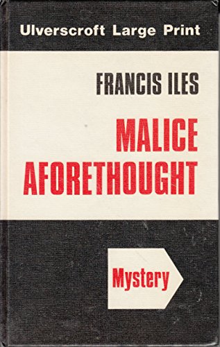 9780708904770: Malice Aforethought