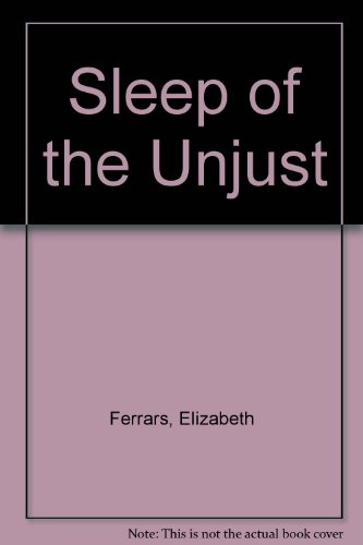 9780708928912: Sleep of the Unjust