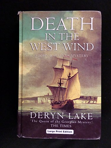 Stock image for Death in the West Wind: A John Rawlings Mystery - Large Print for sale by Harry Righton