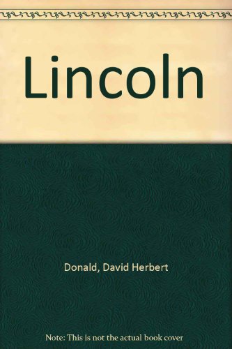 Lincoln - Volume 2 (9780708958421) by Donald, David Herbert