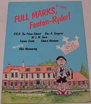 Stock image for Full Marks, for Trying, Fenton Ryder for sale by Border Books