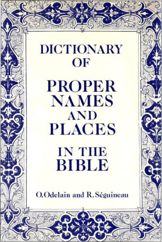 9780709044000: Dictionary of Proper Names and Places in the Bible