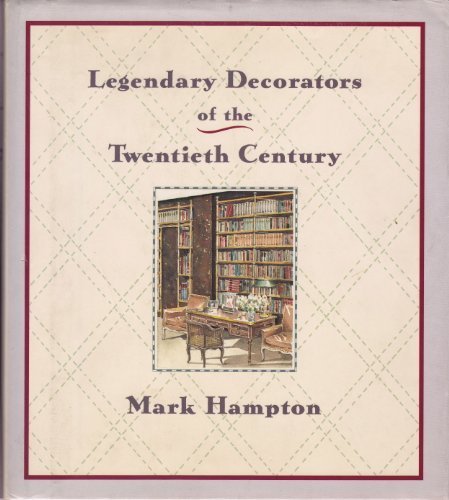 9780709050025: Legendary Decorators of the Twentieth Century