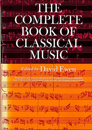 Imagen de archivo de Complete Book of Classical Music a la venta por Better World Books
