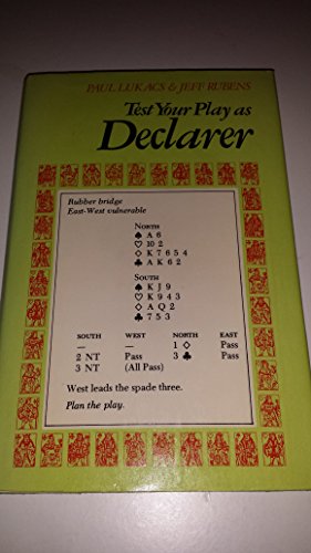 Beispielbild fr Test Your Play as Declarer zum Verkauf von Rare Reads