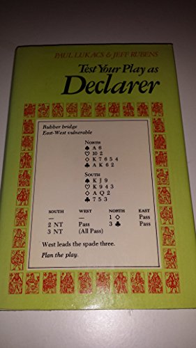 Stock image for Test Your Play as Declarer for sale by Rare Reads