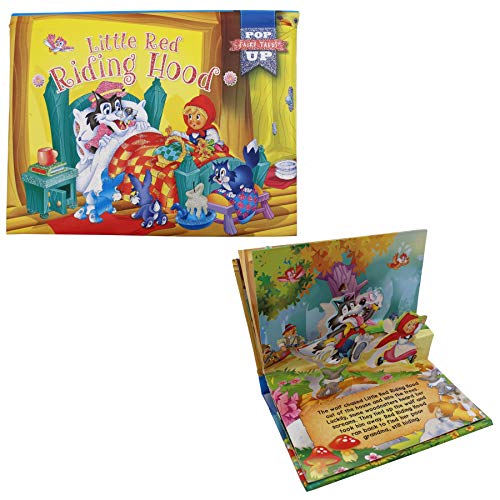 Beispielbild fr Fairy Tale Pop Up Story Book - Padded Glittery Cover - Little Red Riding Hood zum Verkauf von WorldofBooks