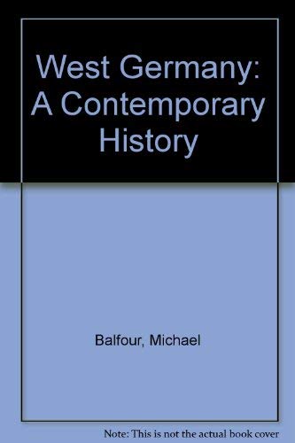 9780709906643: West Germany: A Contemporary History