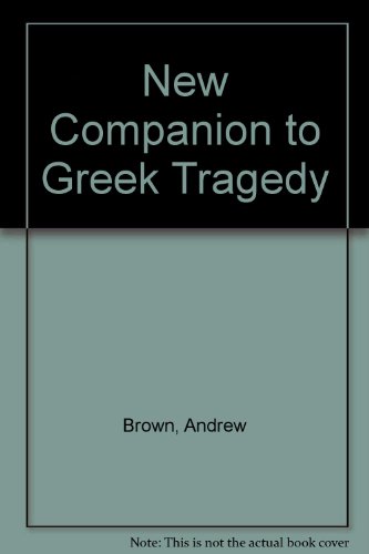 9780709906759: New Companion to Greek Tragedy