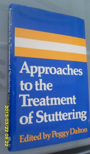 Stock image for Approaches to the Treatment of Stuttering for sale by GloryBe Books & Ephemera, LLC