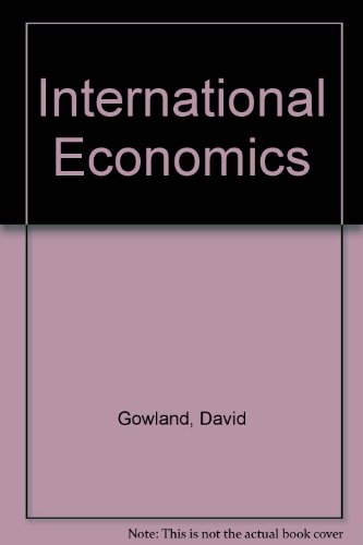 Stock image for International Economics for sale by Wonder Book