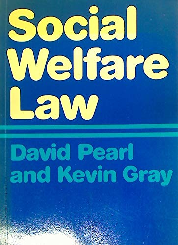 Beispielbild fr Social Welfare Law. zum Verkauf von Plurabelle Books Ltd