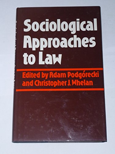 Imagen de archivo de Sociological Approaches to Law a la venta por G. & J. CHESTERS