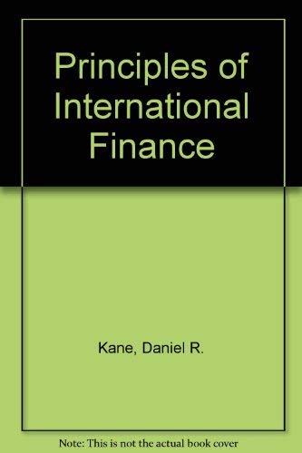 9780709931348: Principles of International Finance