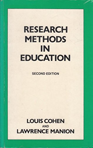 Beispielbild fr Research Methods in Education zum Verkauf von Better World Books