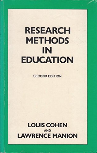 Beispielbild fr Research Methods in Education zum Verkauf von AwesomeBooks