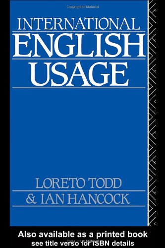 Imagen de archivo de International English Usage a la venta por WorldofBooks