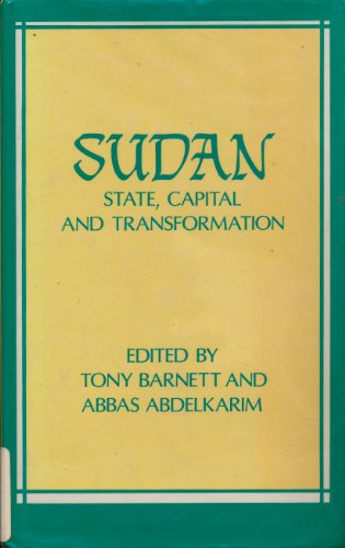 Beispielbild fr Sudan: State, Capital, and Transformation zum Verkauf von Buchpark