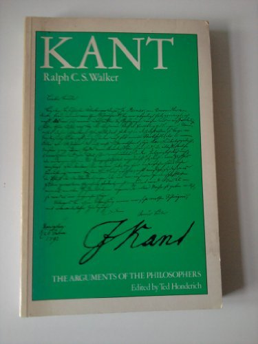 9780710000095: Kant (Arguments of the Philosophers)