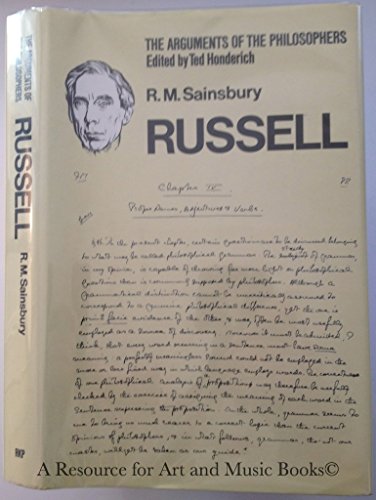 Imagen de archivo de Russell (The Arguments of the Philosophers){ {{{HARDCOVER EDITION}}}} a la venta por Atticus Books