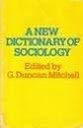 Beispielbild fr New Dictionary of Sociology zum Verkauf von WorldofBooks