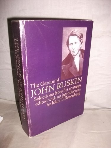 Imagen de archivo de Genius of John Ruskin: Selections from His Writings a la venta por Books From California