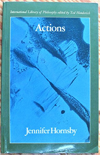 Actions (9780710004529) by Hornsby, Jennifer