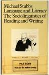Beispielbild fr Language and Literacy : The Sociolinguistics of Reading and Writing zum Verkauf von Better World Books Ltd