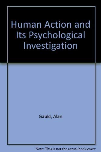 9780710005892: Human Action and Its Psychological Investigation