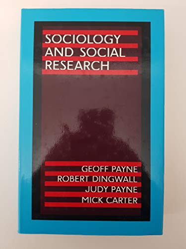 Beispielbild fr Sociology and Social Research. [International Library of Sociology]. zum Verkauf von G. & J. CHESTERS