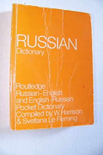 Russian English, English Russian Dictionary (9780710008008) by Harrison, William; Svetlana, Lee Fleming