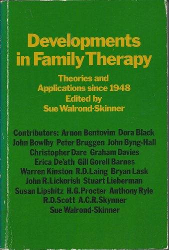 Stock image for Developments in Family Therapy: Theories and Applications since 1948 for sale by Red Feather Books