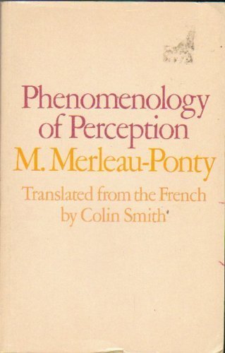 Imagen de archivo de Phenomenology of Perception a la venta por FITZ BOOKS AND WAFFLES