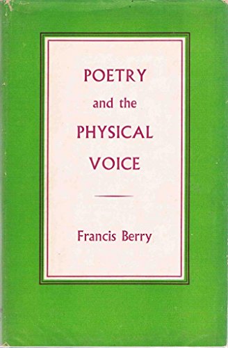 Image d’archive de Poetry and Physical Voice vendue par Better World Books Ltd
