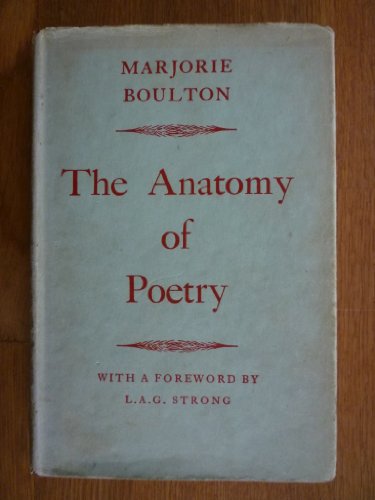 Beispielbild fr The Anatomy of Poetry zum Verkauf von Better World Books