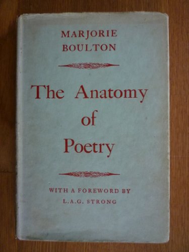 Stock image for The Anatomy of Poetry for sale by Better World Books