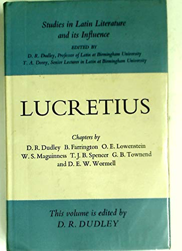 Lucretius (9780710013057) by Dudley, D. R. (edit).