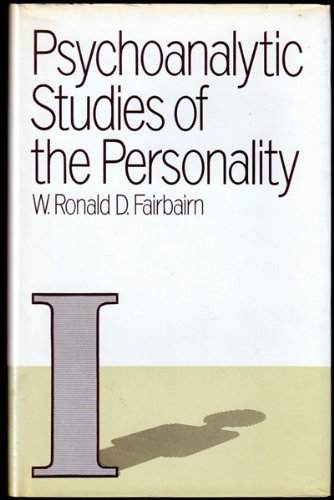 9780710013613: Psychoanalytic Studies of the Personality