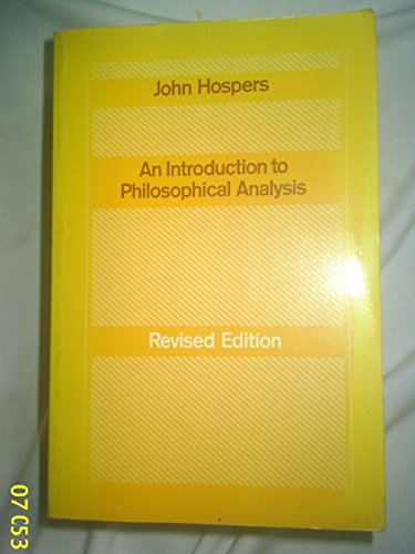 9780710015600: Introduction to Philosophical Analysis