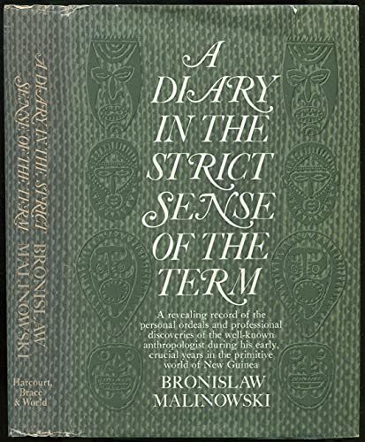 9780710017871: Diary in the Strict Sense of the Term