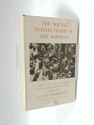 9780710019462: Social Institutions of Kipsigis