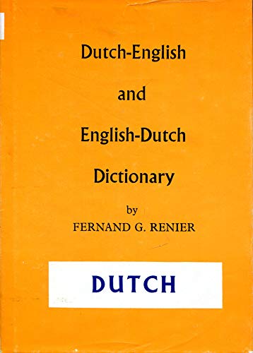 Stock image for Dutch-English and English-Dutch dictionary for sale by GF Books, Inc.