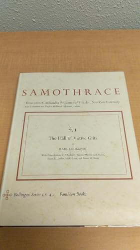 Beispielbild fr Samothrace: Hall of Votive Gifts v.4 zum Verkauf von Better World Books