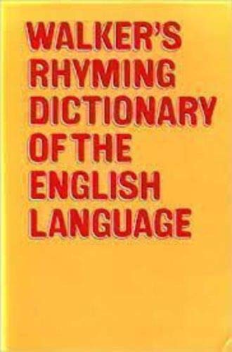 Beispielbild fr Walker's Rhyming Dictionary of the English Language zum Verkauf von AwesomeBooks