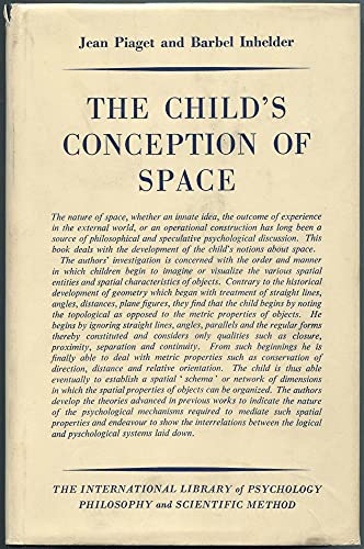 9780710031518: Child's Conception of Space (International Library of Psychology)