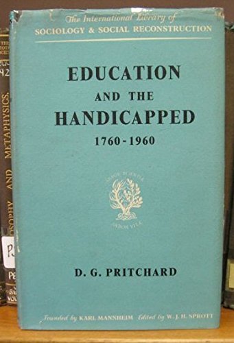 Imagen de archivo de Education and the Handicapped a la venta por Better World Books