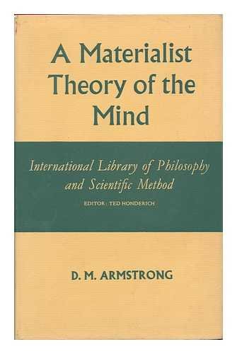 Stock image for A Materialist Theory of the Mind for sale by Better World Books