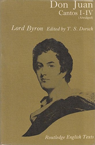 Stock image for Lord Byron: Don Juan - Cantos I - IV (Abridged) for sale by Anybook.com